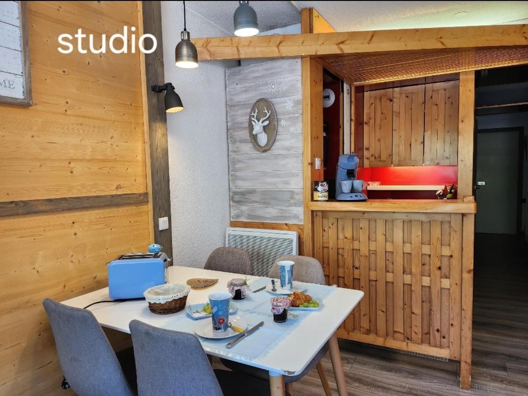 Arc 2000 - Appartement Ou Studio Avec Balcon Et Vue Les Arcs  Bagian luar foto