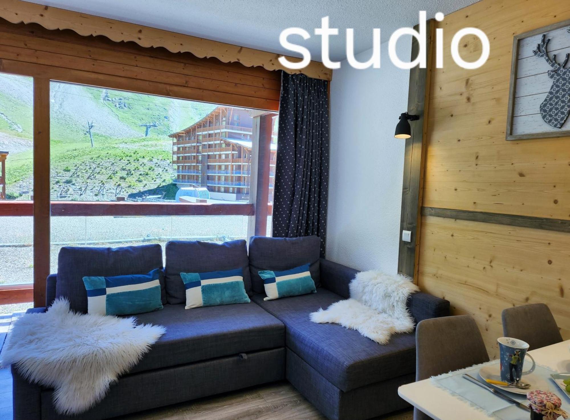 Arc 2000 - Appartement Ou Studio Avec Balcon Et Vue Les Arcs  Bagian luar foto